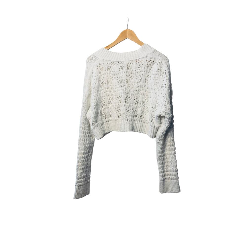 Free People Chloe Cardi / Evening Cream sz small - Picture 3 of 10